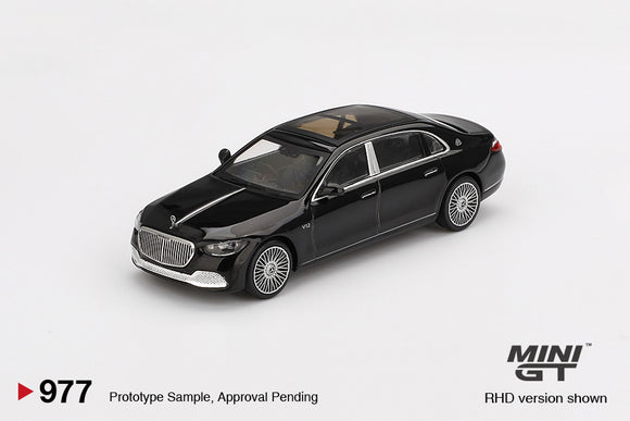 Mercedes-Maybach S 680 (LHD) (Black) - MINI GT - 1:64
