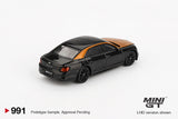 Bentley Flying Spur (RHD) (Orange Flame/Onyx) - MINI GT - 1:64 Modellauto 1/64