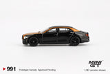 Bentley Flying Spur (RHD) (Orange Flame/Onyx) - MINI GT - 1:64 Modellauto 1/64