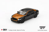 Bentley Flying Spur (RHD) (Orange Flame/Onyx) - MINI GT - 1:64 Modellauto 1/64