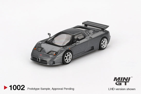 Bugatti EB110 Super Sport (LHD) (Grigio Scuro) - MINI GT - 1:64