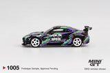 Toyota GR86 HKS Type R ADVAN 2022 Tokyo Auto Salon (RHD) - MINI GT - 1:64 Modellauto 1/64