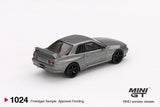 Nissan Skyline GT-R Nismo BNR32 CRS Version (RHD) (Dark Metal Gray) - MINI GT - 1:64 - Modelcars Passion