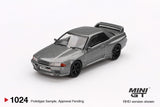 Nissan Skyline GT-R Nismo BNR32 CRS Version (RHD) (Dark Metal Gray) - MINI GT - 1:64 - Modelcars Passion