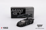 LB-Silhouette WORKS Lamborghini Murcielago GT EVO (LHD) (Black) - MINI GT - 1:64 Modellauto 1/64