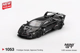 LB-Silhouette WORKS Lamborghini Murcielago GT EVO (LHD) (Black) - MINI GT - 1:64 Modellauto 1/64