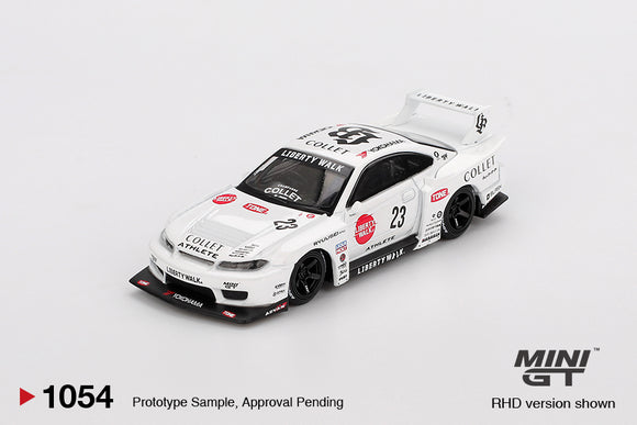 Nissan Silvia (S15) LB-Super Silhouette Athlete (RHD) - MINI GT - 1:64