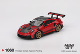 Porsche 911 (992) GT3 RS Weissach Package (LHD) (Guards Red) - MINI GT - 1:64 Modellauto 1/64