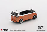 Volkswagen ID. Buzz (LHD) (Candy White/Energetic Orange) - MINI GT - 1:64