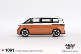 Volkswagen ID. Buzz (LHD) (Candy White/Energetic Orange) - MINI GT - 1:64