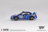Subaru Impreza WRC99 #23 2000 Acropolis Rally - MINI GT - 1:64 - Modelcars Passion