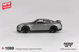 Nissan GT-R Nismo (R35) CRS Version (RHD) (Dark Metal Gray) - MINI GT - 1:64 - Modelcars Passion