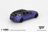 BMW M3 Competition Touring (LHD) (Portimao Blue Metallic) - MINI GT - 1:64 Modellauto 1/64