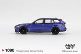 BMW M3 Competition Touring (LHD) (Portimao Blue Metallic) - MINI GT - 1:64 Modellauto 1/64