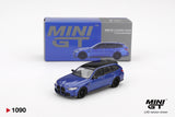 BMW M3 Competition Touring (LHD) (Portimao Blue Metallic) - MINI GT - 1:64 Modellauto 1/64