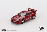 Toyota Supra VeilSide Combat V-I (LHD) (Red) - MINI GT - 1:64 Modellauto 1/64
