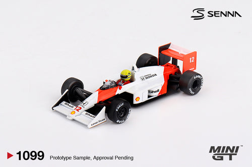 McLaren MP4/4 #12 Ayrton Senna 1988 Japanese Grand Prix Winner - MINI GT - 1:64 - Modelcars Passion