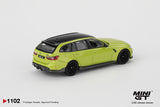 BMW M3 M Performance Touring (LHD) (Sao Paulo Yellow) - MINI GT - 1:64 Modellauto 1/64