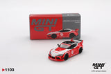 LB WORKS Toyota GR Supra (LHD) (Red/White) - MINI GT - 1:64 - Modelcars Passion