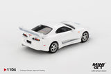 Toyota Supra VeilSide Combat V-I (LHD) (White) - MINI GT - 1:64 Modellauto 1/64