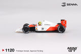McLaren MP4/6 #1 Ayrton Senna 1991 Japanese Grand Prix 2nd Place - MINI GT - 1:64 Modellauto 1/64