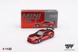 Toyota Supra (A80) Top Secret GT-300 (RHD) (Top Secret Red Chrome) - MINI GT - 1:64 Modellauto 1/64