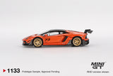 LB★WORKS Lamborghini Aventador Limited Edition (RHD) (Orange MDX 2025) - MINI GT - 1:64 Modellauto 1/64