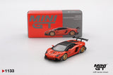 LB★WORKS Lamborghini Aventador Limited Edition (RHD) (Orange MDX 2025) - MINI GT - 1:64 Modellauto 1/64