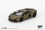 Lamborghini Revuelto (LHD) (Verde Gea Matte) - MINI GT - 1:64 Modellauto 1/64