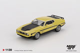 Ford Mustang Mach 1 (LHD) (Grabber Yellow) - MINI GT - 1:64 - Modelcars Passion