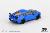 Ford Mustang Dark Horse 2024 (LHD) (Grabber Blue) - MINI GT - 1:64 Modellauto 1/64
