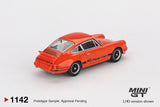 Porsche 911 Carrera RS 2.7 (LHD) (Tangerine with Black Livery) - MINI GT - 1:64 Modellauto 1/64