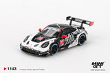 Porsche 911 GT3 R #77 AO Racing 2025 IMSA Petit Le Mans - MINI GT - 1:64 Modellauto 1/64