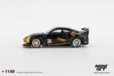 Toyota GR86 LB Nation (RHD) (Black/Gold) - MINI GT - 1:64 - Modelcars Passion