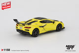 Chevrolet Corvette ZR1 (LHD) (Accelerate Yellow) - MINI GT - 1:64 Modellauto 1/64