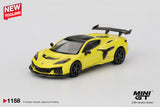 Chevrolet Corvette ZR1 (LHD) (Accelerate Yellow) - MINI GT - 1:64 Modellauto 1/64