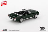 Ford Mustang Convertible 1964 (LHD) (Highland Green) - MINI GT - 1:64 Modellauto 1/64