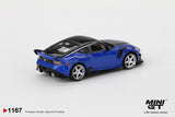 Nissan Z VeilSide FFZ400 (RHD) (Seiran Blue) - MINI GT - 1:64 Modellauto 1/64