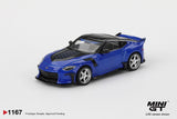 Nissan Z VeilSide FFZ400 (RHD) (Seiran Blue) - MINI GT - 1:64 Modellauto 1/64