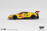 Chevrolet Corvette Z06 GT3.R #3 Corvette Racing by Pratt Miller Motorsports 2025 IMSA Daytona 24 Hrs - MINI GT - 1:64 Modellauto 1/64