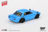 Nissan LB★Works Hakosuka (RHD) (Baby Blue) - MINI GT - 1:64 Modellauto 1/64