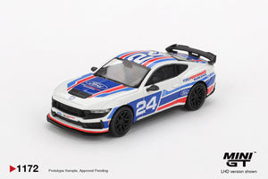 Ford Mustang Dark Horse #24 Ford Performance Racing School - MINI GT - 1:64