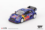 Ford Puma Rally1 #55 M-Sport Ford WRT 2025 Rally Monte-Carlo - MINI GT - 1:64 Modellauto 1/64