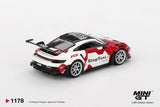 Porsche 911 (992) GT3 RS Weissach RingTaxi.com - MINI GT - 1:64 Modellauto 1/64