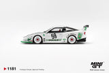 Nissan LB-Super Silhouette 180SX (RHD) (White) - MINI GT - 1:64 Modellauto 1/64