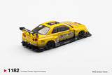 Nissan LB-ER34 Super Silhouette Skyline (RHD) (Sport Yellow) - MINI GT - 1:64 Modellauto 1/64