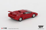 Lamborghini Countach 25th Anniversary (LHD) (Red) - MINI GT - 1:64 Modellauto 1/64