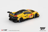 Chevrolet Corvette Z06 GT3.R #4 Corvette Racing by Pratt Miller Motorsports 2025 IMSA Daytona 24 Hrs - MINI GT - 1:64 Modellauto 1/64