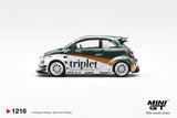 Abarth 595 LB-WORKS TY Edition (RHD) - MINI GT - 1:64 Modellauto 1/64