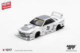Nissan Skyline GT-R (R32) Kaido Works TAS 2025 - MINI GT - 1:64 Modellauto 1/64
